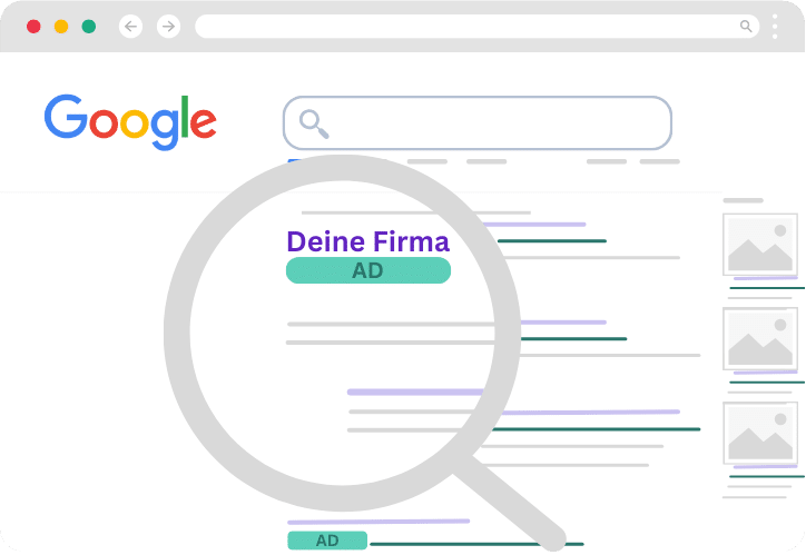 Erreichen Sie die Spitzenposition bei Google mit gezielter SEA-Werbung.